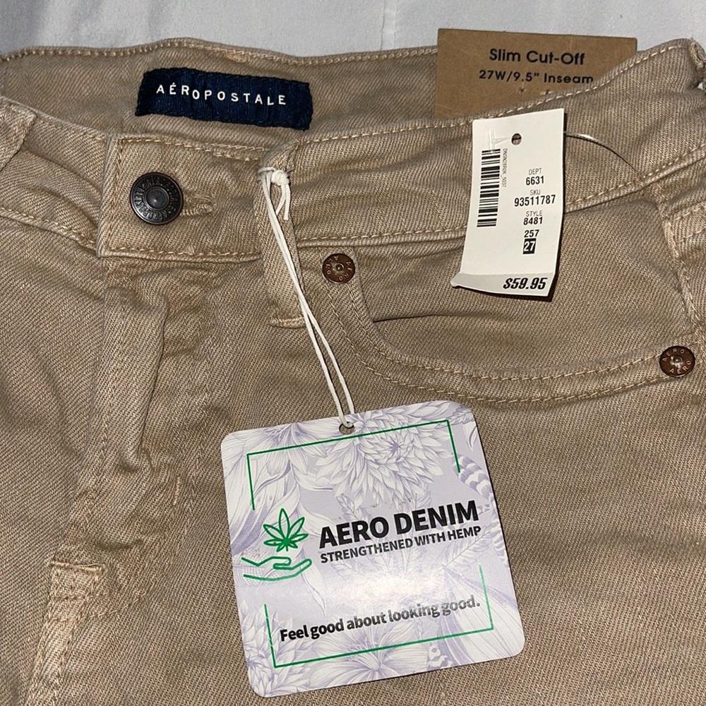 🆕listing…Aeropostale Slim Cut-Off Denim Shorts - Picture 3 of 3